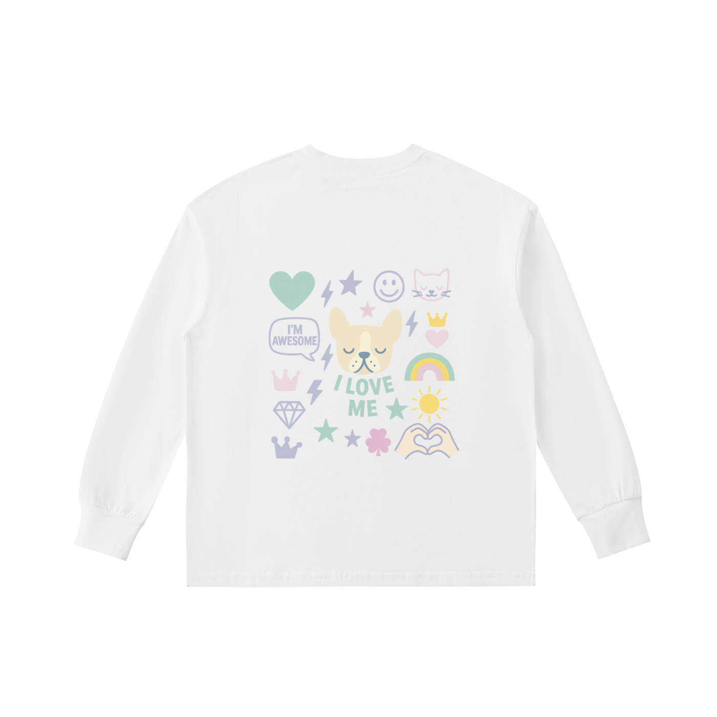 Kids' Quick-Dry Cotton Long-Sleeve Tee