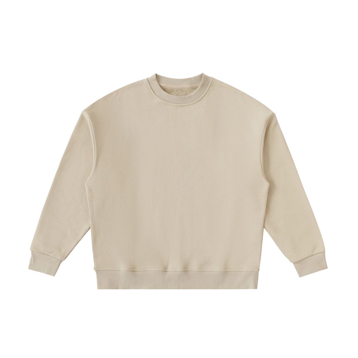 Essential Khaki Fleece Kids' Crewneck Sweatshirt