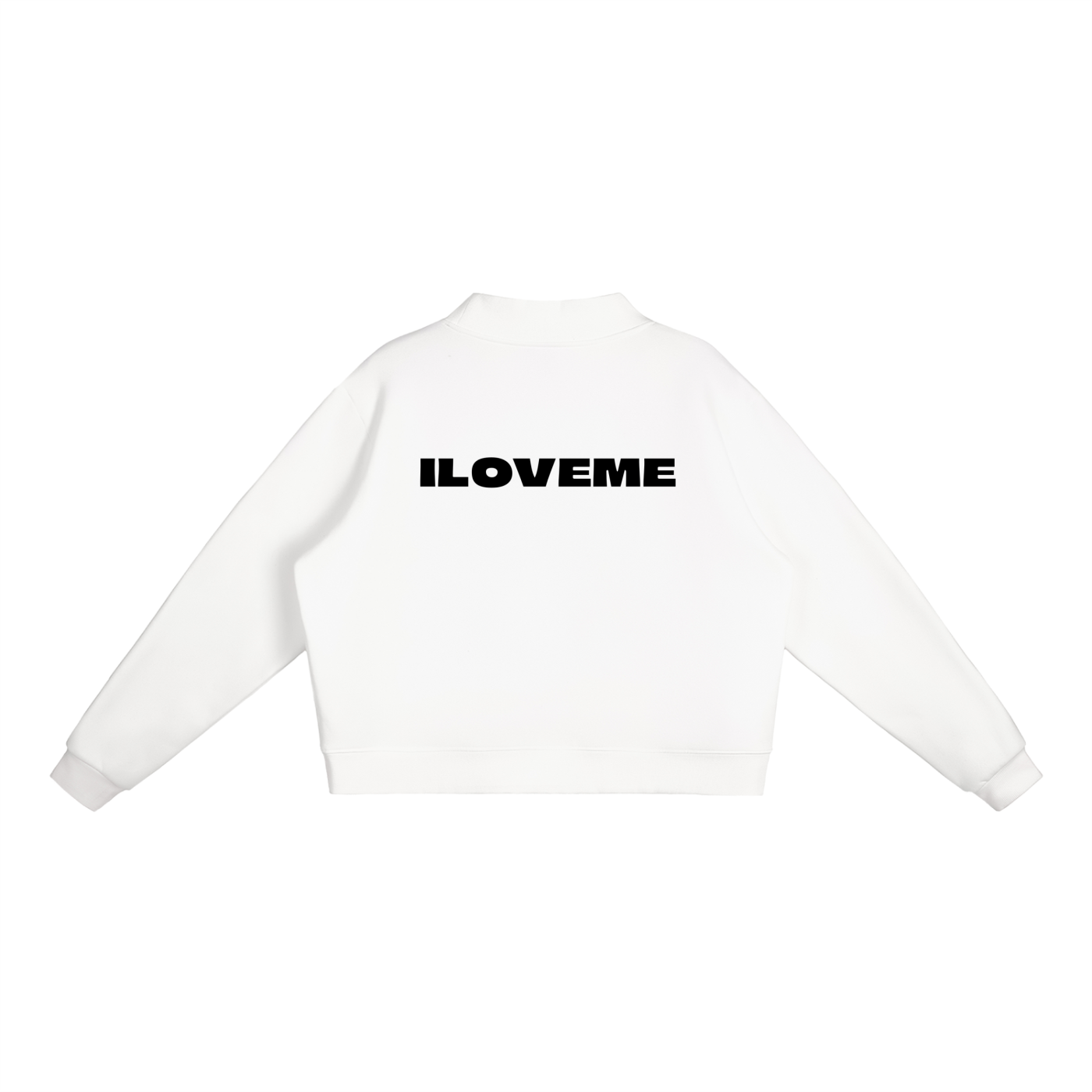 Essential Fleece Mock-Neck Crew Sweatshirt