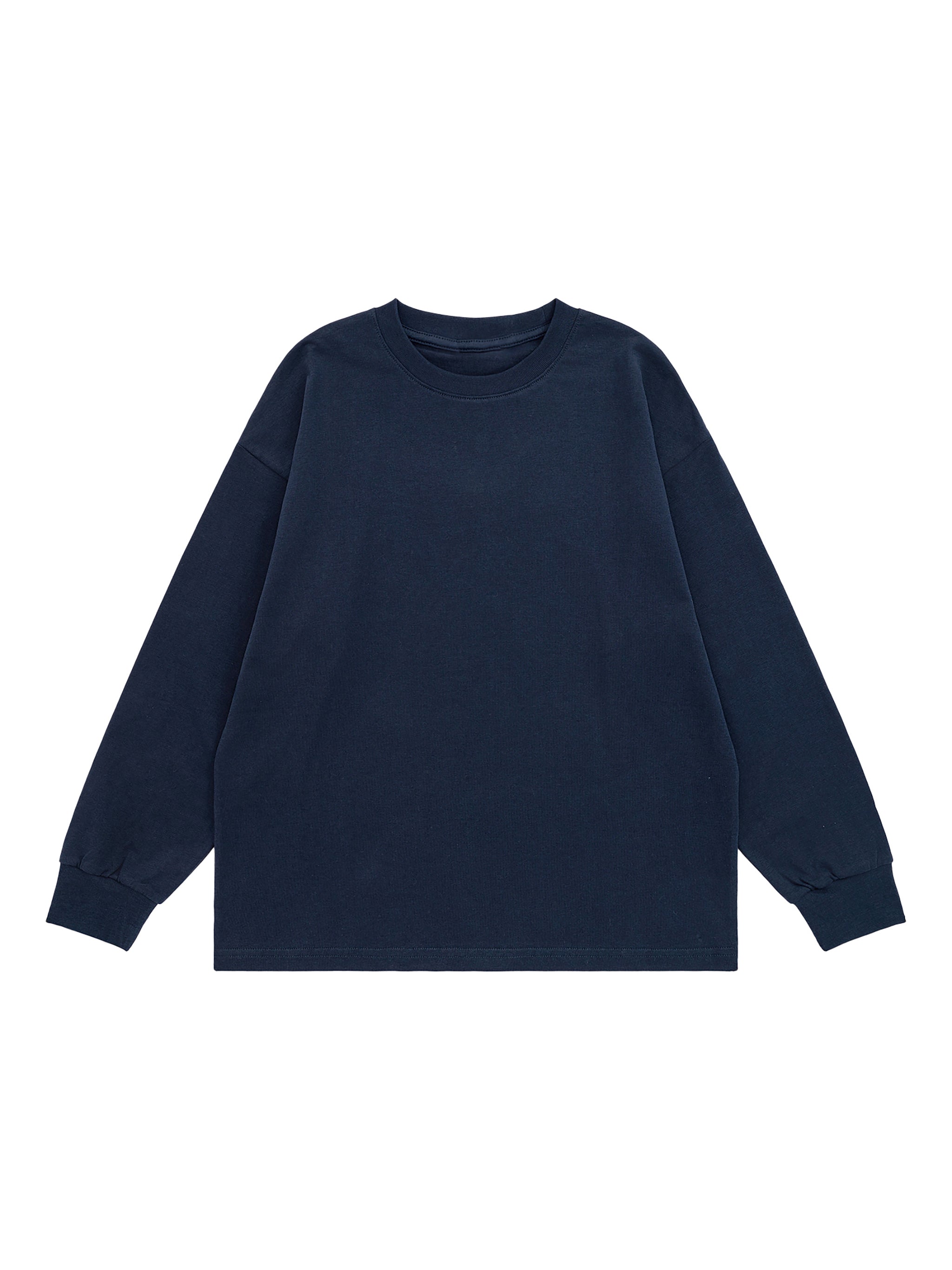 Kids' Quick-Dry Cotton Long-Sleeve Tee